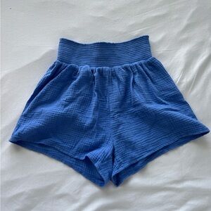 Z Supply Periwinkle Linen Shorts